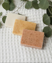 Load image into Gallery viewer, unscented bundle | pure, oatmeal & honey & barely there soaps