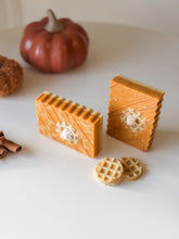 Load image into Gallery viewer, pumpkin waffles soap | vanilla, pumpkin seed, citrus & spice