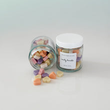 Load image into Gallery viewer, candy hearts | single use soaps in a jar | the valentine's day collection