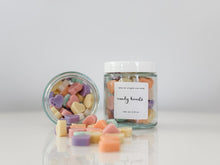 Load image into Gallery viewer, candy hearts | single use soaps in a jar | the valentine's day collection