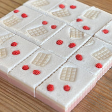 Load image into Gallery viewer, raspberry truffle soap | february soap of the month