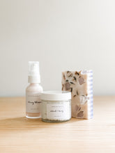 Load image into Gallery viewer, mother's day spa gift set | soap, lotion & sugar scrub trio