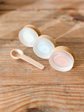 Load image into Gallery viewer, clay mask sampler | rose renewal, green getaway + cerulean skies facial masks