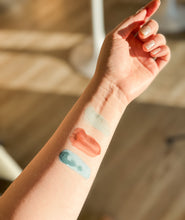 Load image into Gallery viewer, clay mask sampler | rose renewal, green getaway + cerulean skies facial masks