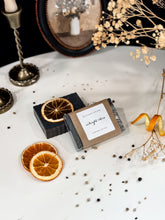 Load image into Gallery viewer, midnight citrus soap | tangerine, patchouli + black pepper