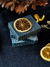Load image into Gallery viewer, midnight citrus soap | tangerine, patchouli + black pepper