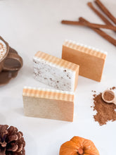 Load image into Gallery viewer, pumpkin spice soap | pumpkin seed, cinnamon, cardamom, nutmeg & clove