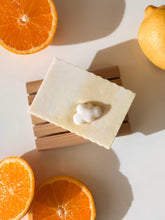 Load image into Gallery viewer, here comes the sun soap | lemon & sweet orange
