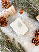 Load image into Gallery viewer, winter wonderland soap | peppermint, citrus + warm spice | the winter collection
