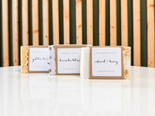Load image into Gallery viewer, bestsellers bundle | oatmeal & honey, golden hour & lavender bliss soaps