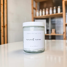 Load image into Gallery viewer, coconut cream sugar scrub | vanilla, lime, cedarwood & copaiba