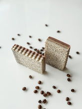 Load image into Gallery viewer, vanilla latte soap | coffee scrub bar