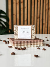 Load image into Gallery viewer, vanilla latte soap | coffee scrub bar