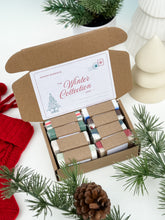 Load image into Gallery viewer, sample winter collection box | mini holiday soap sampler set