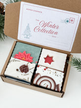 Load image into Gallery viewer, sample winter collection box | mini holiday soap sampler set