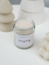 Load image into Gallery viewer, snowy lodge bath soak | amber, vanilla & cedar | the winter collection