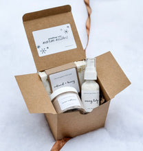 Load image into Gallery viewer, warm wishes gift set | soap, scrub & lotion trio
