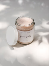 Load image into Gallery viewer, garden party bath soak | jasmine, chamomile, neroli, vanilla &amp; rose
