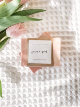 Load image into Gallery viewer, peace + quiet soap | sandalwood &amp; rose
