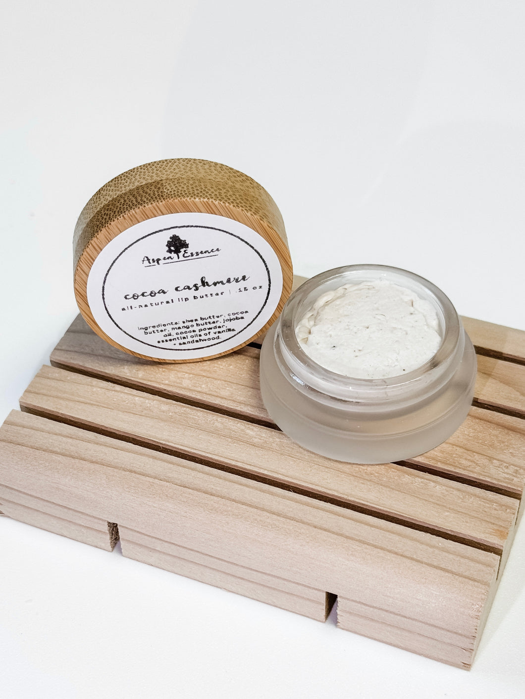 cocoa cashmere lip butter | whipped all-natural lip balm