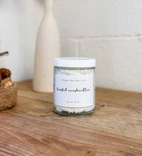 Load image into Gallery viewer, toasted marshmallow sugar scrub | vanilla + vetiver
