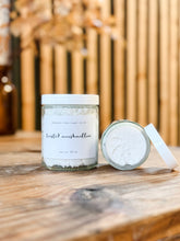 Load image into Gallery viewer, toasted marshmallow sugar scrub | vanilla + vetiver
