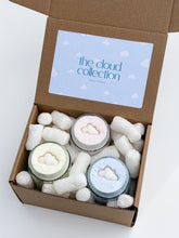 Load image into Gallery viewer, cloud sugar scrub sampler | cloud nine, sweet dreams &amp; here comes the sun
