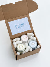 Load image into Gallery viewer, cloud sugar scrub sampler | cloud nine, sweet dreams &amp; here comes the sun
