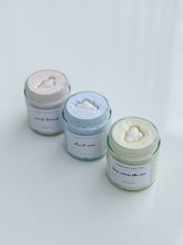 Load image into Gallery viewer, cloud sugar scrub sampler | cloud nine, sweet dreams &amp; here comes the sun
