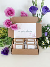 Load image into Gallery viewer, sample spring collection box | mini soap sampler set
