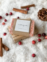 Load image into Gallery viewer, cranberry cider soap | the winter collection
