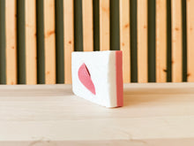 Load image into Gallery viewer, strawberries &amp; cream soap | strawberry seed, grapefruit, ylang ylang &amp; vanilla
