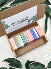 Load image into Gallery viewer, sample summer collection box | mini soap sampler set
