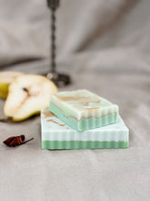 Load image into Gallery viewer, gilded pear soap | bergamot, cardamom &amp; neroli
