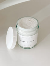 Load image into Gallery viewer, coconut cream sugar scrub | vanilla, lime, cedarwood &amp; copaiba
