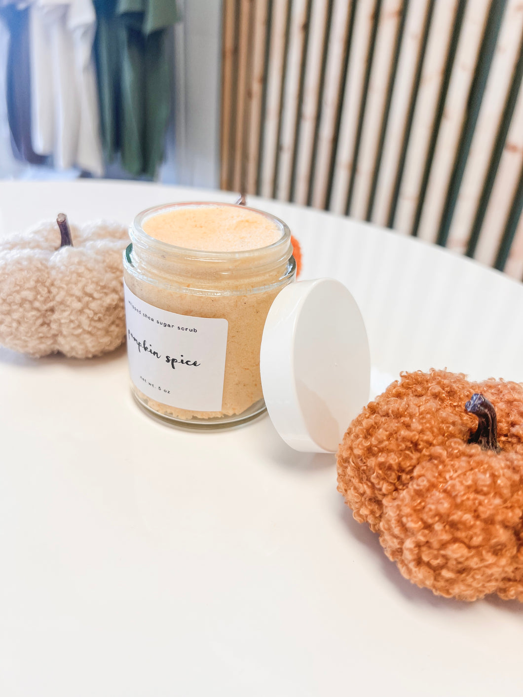 pumpkin spice sugar scrub | cinnamon, nutmeg, cardamom & clove