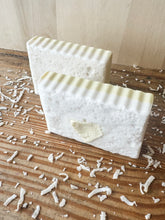 Load image into Gallery viewer, piña colada soap | coconut milk, citrus zest + vanilla
