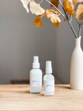 Load image into Gallery viewer, gilded pear room + linen spray | fresh pear, citrus &amp; cardamom
