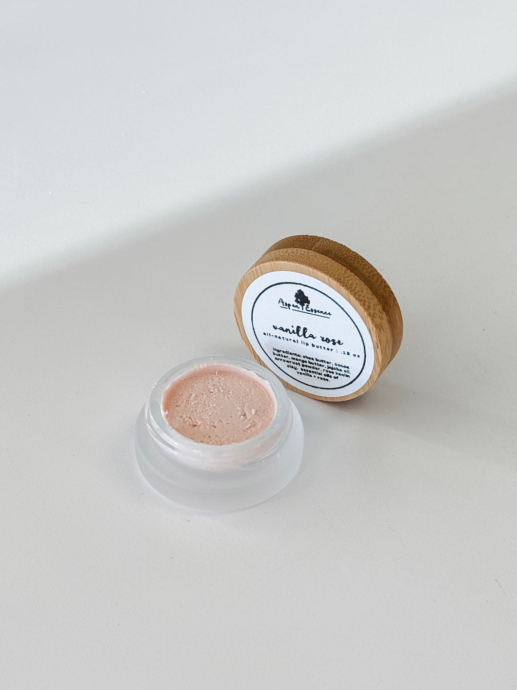 vanilla rose lip butter | whipped all-natural lip balm