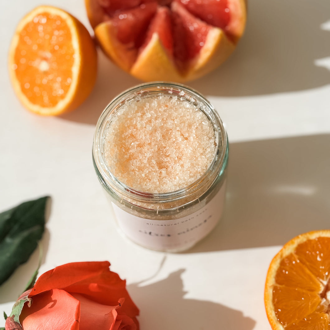 citrus mimosa bath soak | sweet orange, grapefruit, bergamot & lime
