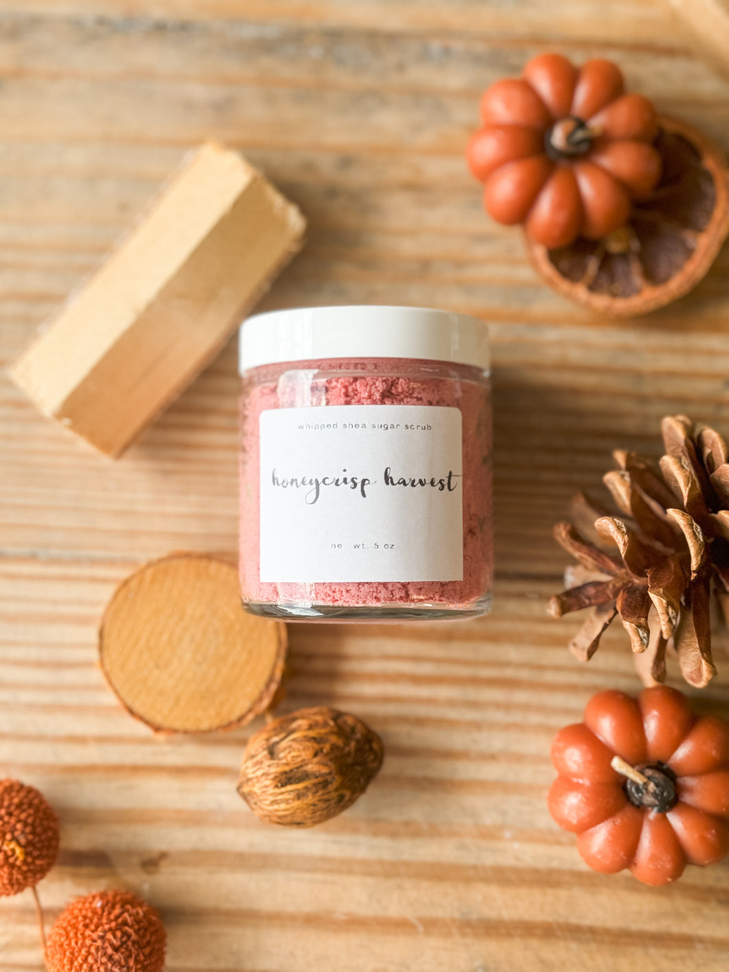 honeycrisp harvest sugar scrub | citrus, sage & vanilla