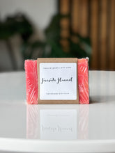 Load image into Gallery viewer, fireside flannel soap | jasmine, cedar, grapefruit + chamomile
