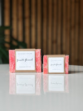Load image into Gallery viewer, fireside flannel soap | jasmine, cedar, grapefruit + chamomile
