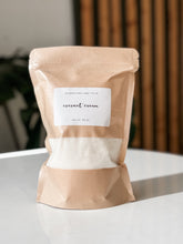 Load image into Gallery viewer, coconut cream sugar scrub | vanilla, lime, cedarwood &amp; copaiba
