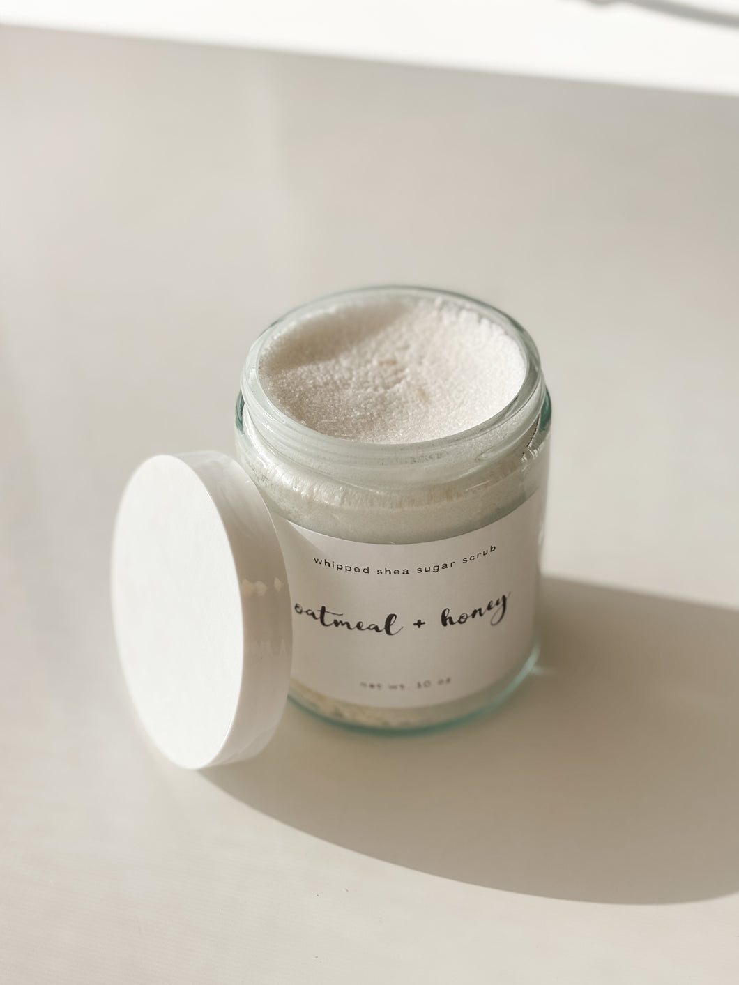 oatmeal & honey sugar scrub | colloidal oats, honey & vanilla