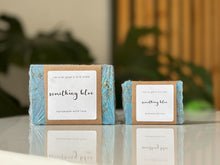 Load image into Gallery viewer, something blue soap | jasmine, juniper berry &amp; cedarwood
