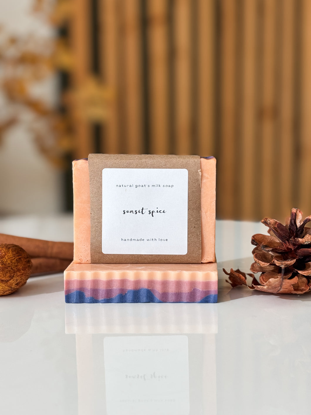 sunset spice soap | ginger, cardamom & clove