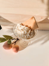 Load image into Gallery viewer, peaches + cream soap | peach kernel, ginger, sweet orange, cedarwood + copaiba
