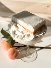 Load image into Gallery viewer, peaches + cream soap | peach kernel, ginger, sweet orange, cedarwood + copaiba
