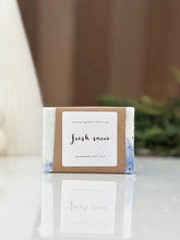 Load image into Gallery viewer, fresh snow soap | juniper berry &amp; eucalyptus | the winter collection
